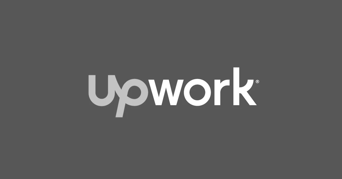 Upwork Logo Grayscale